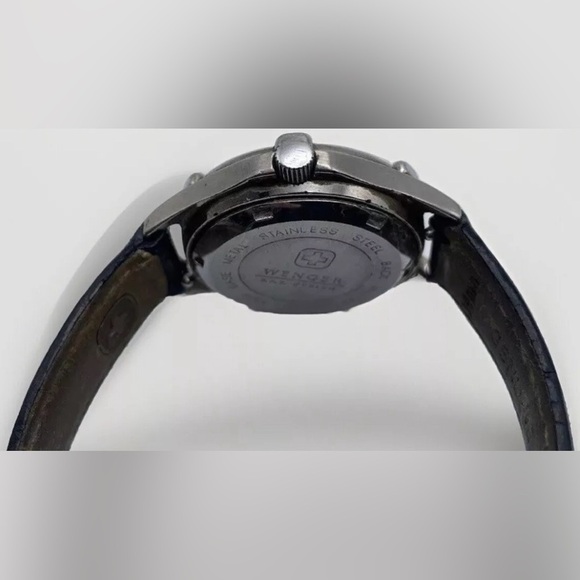 Vintage SWISS Wenger S.A.K Design -Date Dial Stainless Steel Women’s Watch - Picture 4 of 6